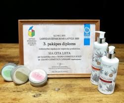 Ceano cosmetics wins the 3rd place in the competition “Best packaging in Latvia 2020”